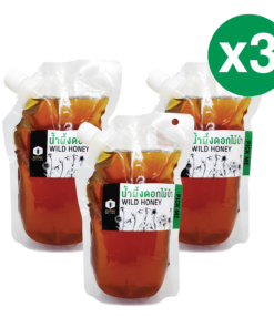 น้ำผึ้งดอกไม้ป่า 800 กรัม (แพ็ค 3 ถุง) Wild Honey 800g(3pcs)