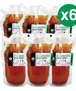น้ำผึ้งดอกไม้ป่า 800 กรัม (แพ็ค 6 ถุง) Wild Honey 800g(6pcs)