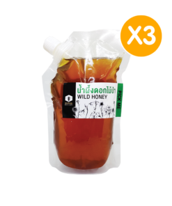 น้ำผึ้งดอกไม้ป่า 800 กรัม (แพ็ค 3 ถุง) Wild Honey 800g(3pcs)