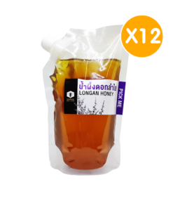 น้ำผึ้งดอกลำไย 800 กรัม (แพ็ค 12 ถุง) Longan Honey 800g(12pcs)