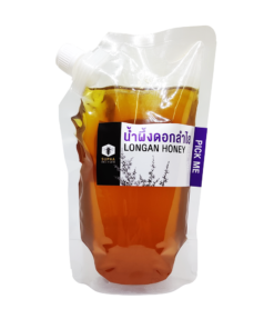 น้ำผึ้งดอกลำไย 800 กรัม ถุงรีฟีล Long Honey 800g