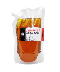 น้ำผึ้งดอกลิ้นจี่ 800 กรัม ถุงรีฟีล Lychee Honey 800g